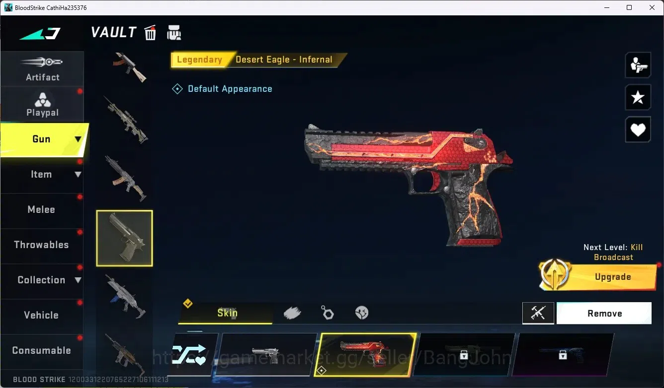 Blood Strike Accounts ASIA|Collab Gun MCX - EVA-00|3 Legend Gun|Collab E image 4