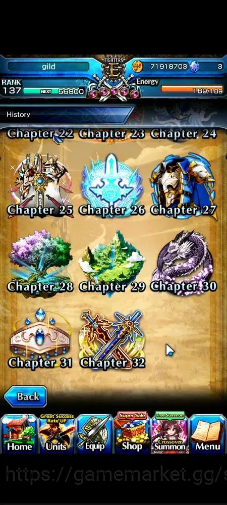 Grand Summoners Accounts Global|Rank 50|21 Ascend+8 TW|(Okarun,Roy,Emiya,Ki image 10