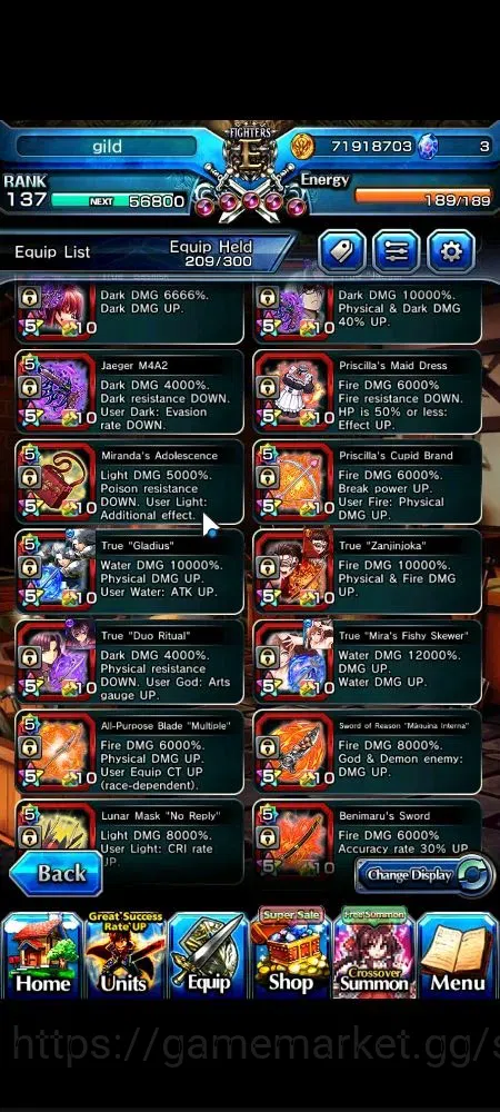 Grand Summoners Accounts Global|Rank 50|21 Ascend+8 TW|(Okarun,Roy,Emiya,Ki image 12