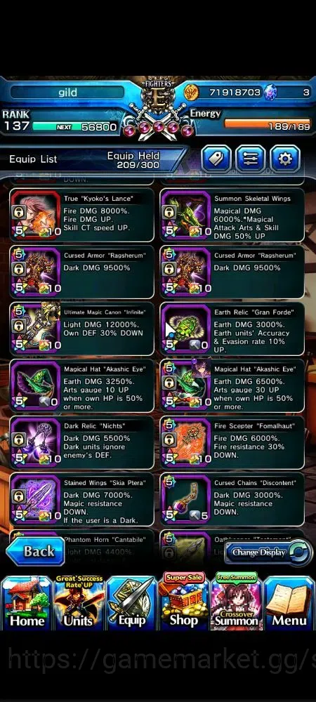 Grand Summoners Accounts Global|Rank 50|21 Ascend+8 TW|(Okarun,Roy,Emiya,Ki image 13