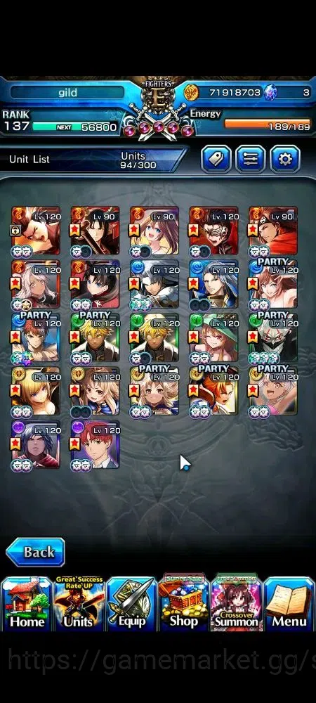 Grand Summoners Accounts Global|Rank 50|21 Ascend+8 TW|(Okarun,Roy,Emiya,Ki image 4