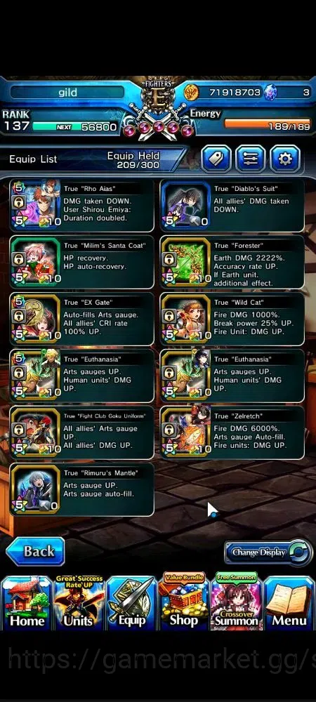 Grand Summoners Accounts Global|Rank 50|21 Ascend+8 TW|(Okarun,Roy,Emiya,Ki image 7