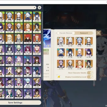 Genshin Impact Accounts Others ASIA|AR 59|12 Limit + 7 (*5Weap)|(Ganyu,Arlecchino,Furina)+Sign,Ayaka C1,Shenhe C1|2K