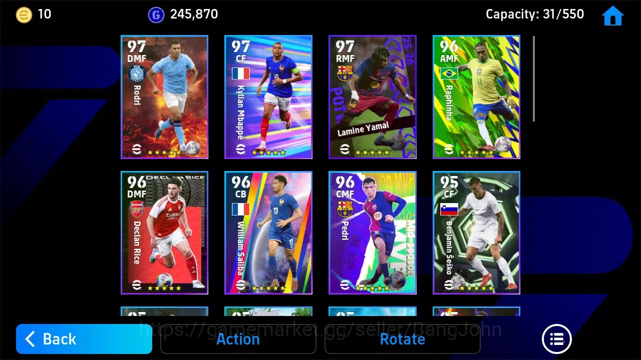 eFootball Accounts ANDROID|PW 3171|Wesley Sneijder Epic,Roberto Baggi image 1