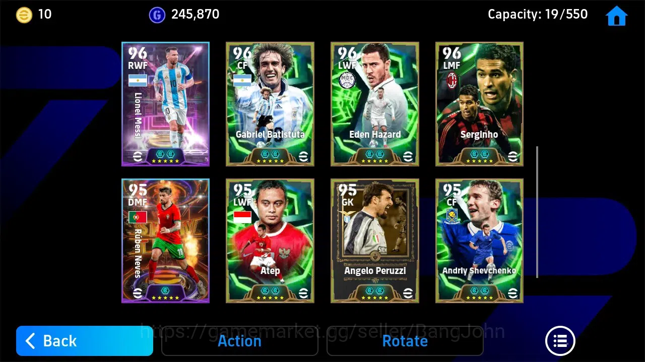 eFootball Accounts ANDROID|PW 3171|Wesley Sneijder Epic,Roberto Baggi image 3