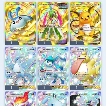 Pokémon TCG Pocket Accounts Rare Card EN 9,8K Card|165 EX|3 Crown(Mantyke,Iron Valiant,Raichu)60