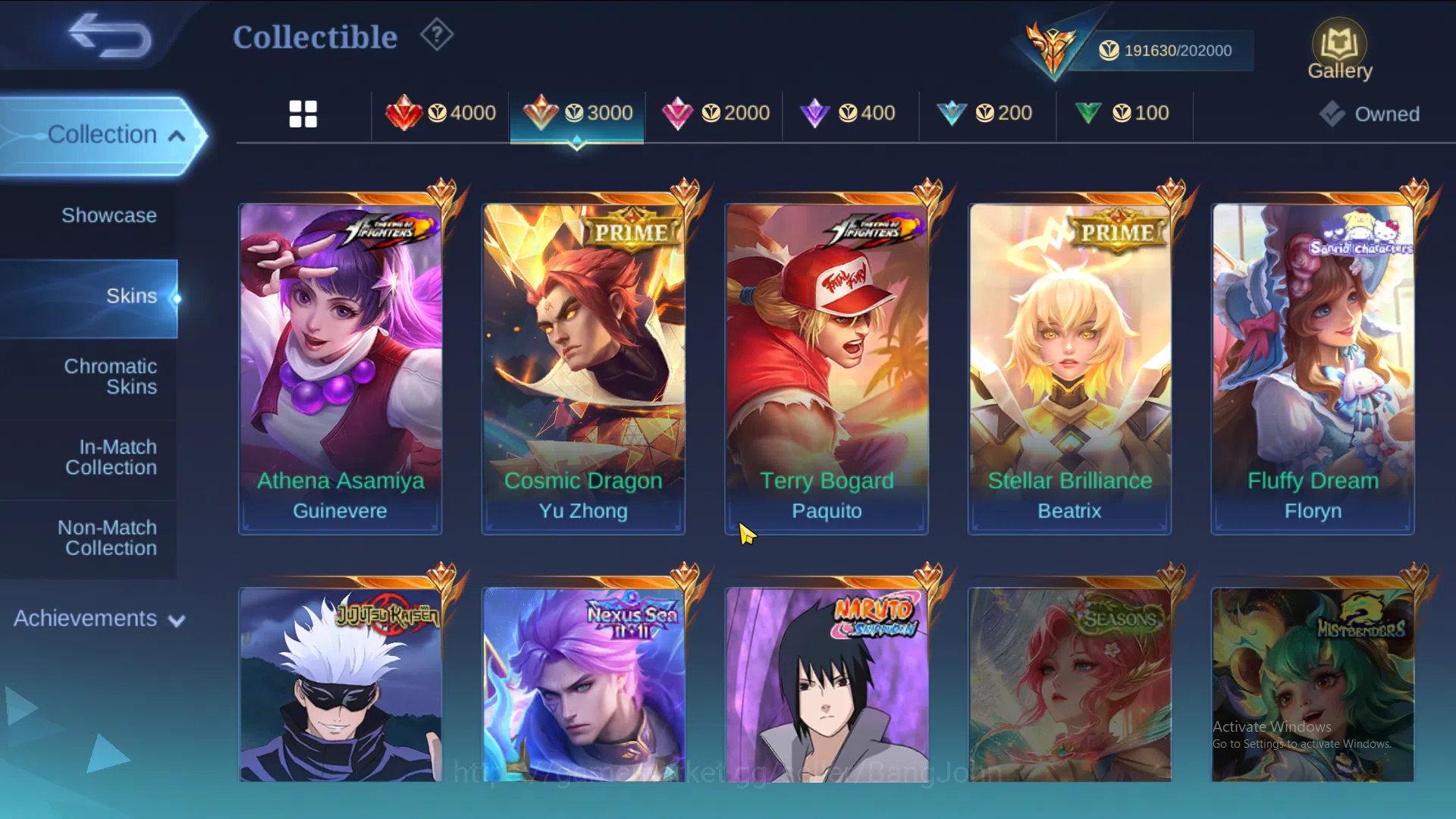 Mobile Legends: Bang Bang Accounts HERO 131 SKIN 471 3 Legend | HXH Harith | KOF Auro image 10