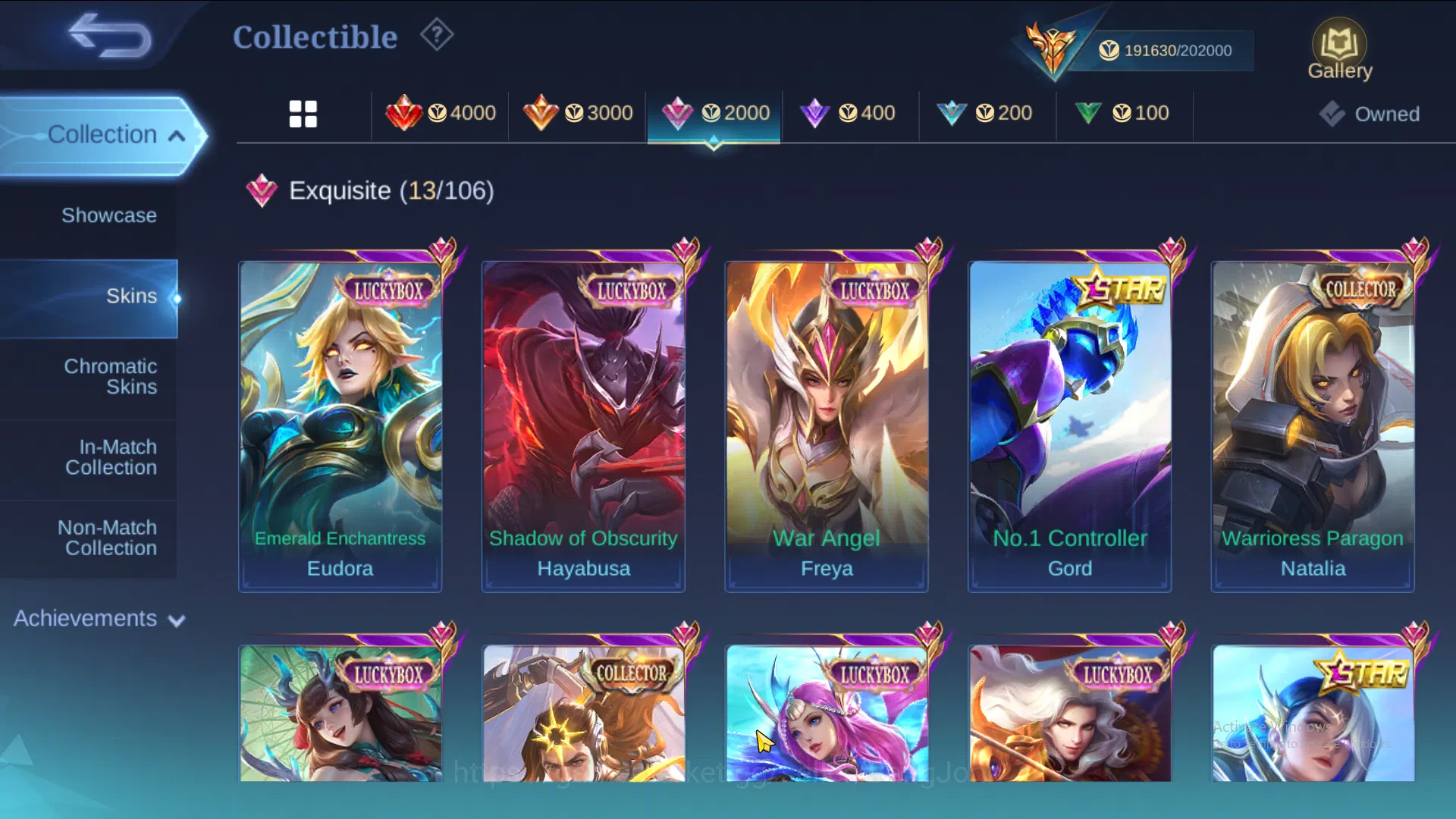 Mobile Legends: Bang Bang Accounts HERO 131 SKIN 471 3 Legend | HXH Harith | KOF Auro image 12