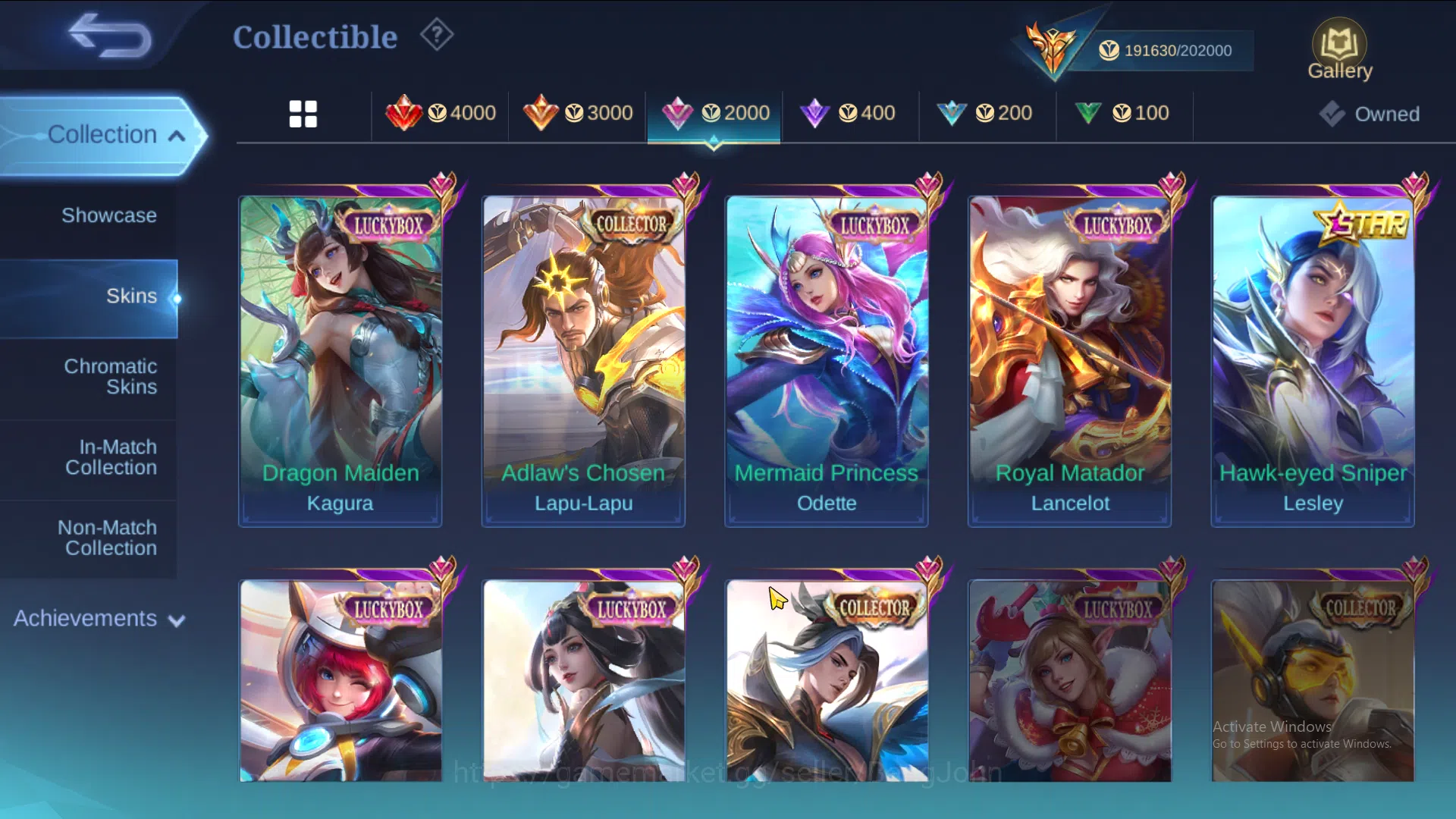 Mobile Legends: Bang Bang Accounts HERO 131 SKIN 471 3 Legend | HXH Harith | KOF Auro image 13