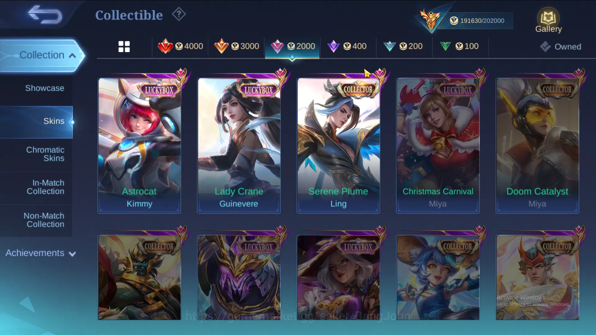 Mobile Legends: Bang Bang Accounts HERO 131 SKIN 471 3 Legend | HXH Harith | KOF Auro image 14