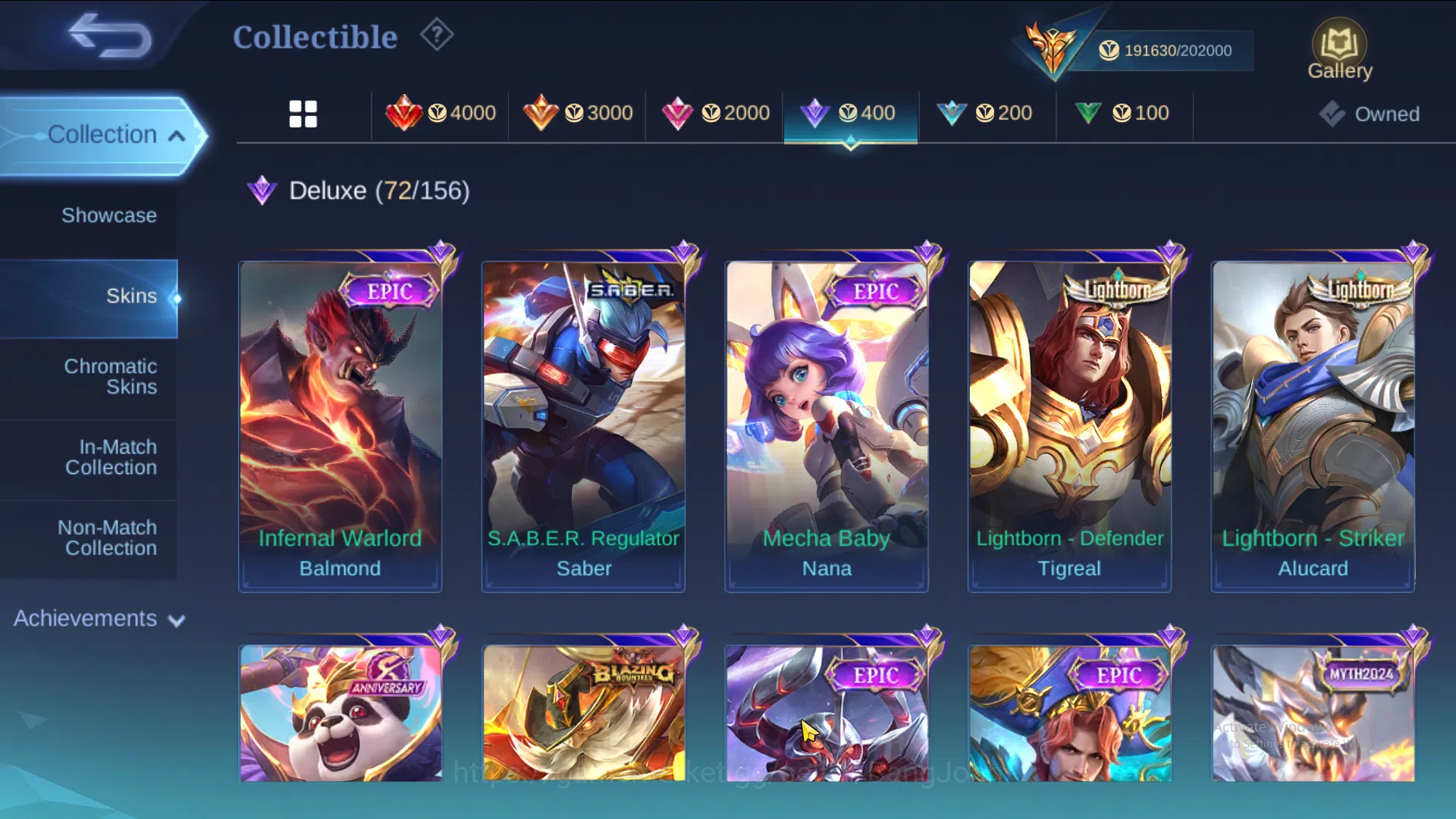 Mobile Legends: Bang Bang Accounts HERO 131 SKIN 471 3 Legend | HXH Harith | KOF Auro image 15