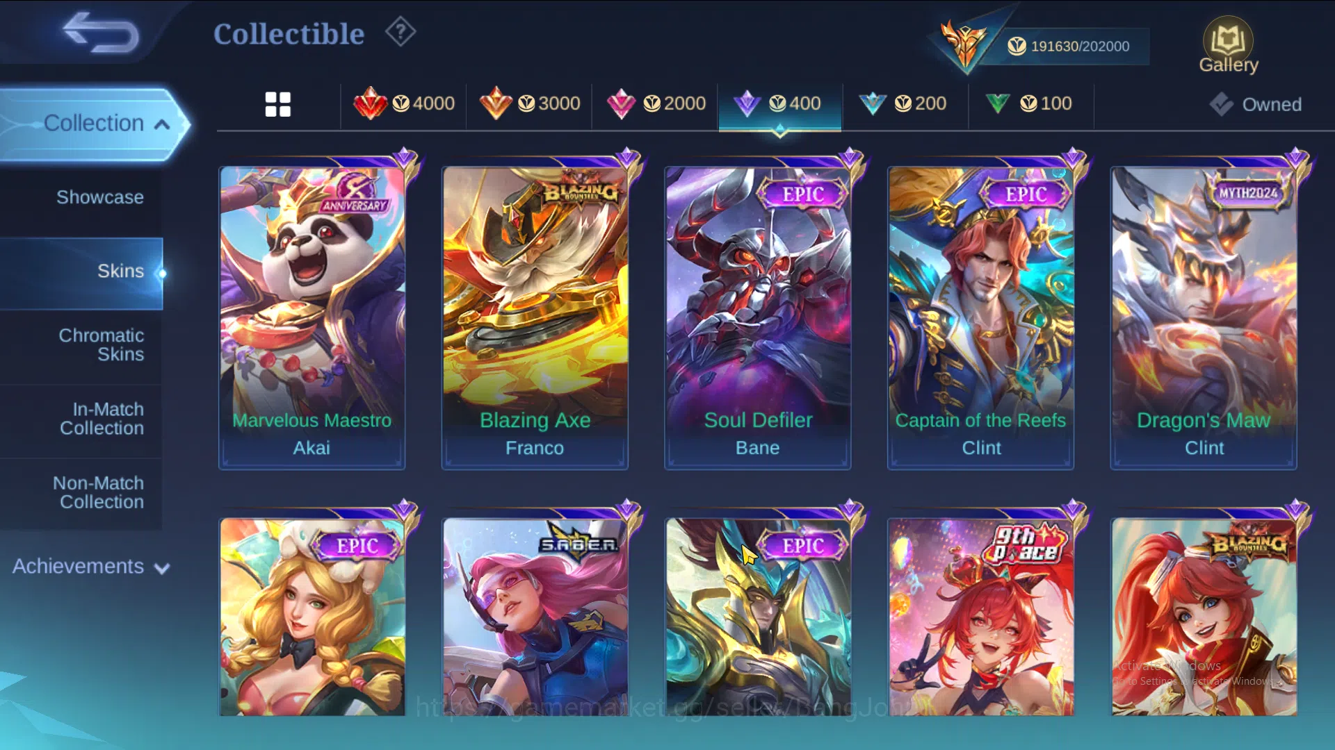 Mobile Legends: Bang Bang Accounts HERO 131 SKIN 471 3 Legend | HXH Harith | KOF Auro image 16