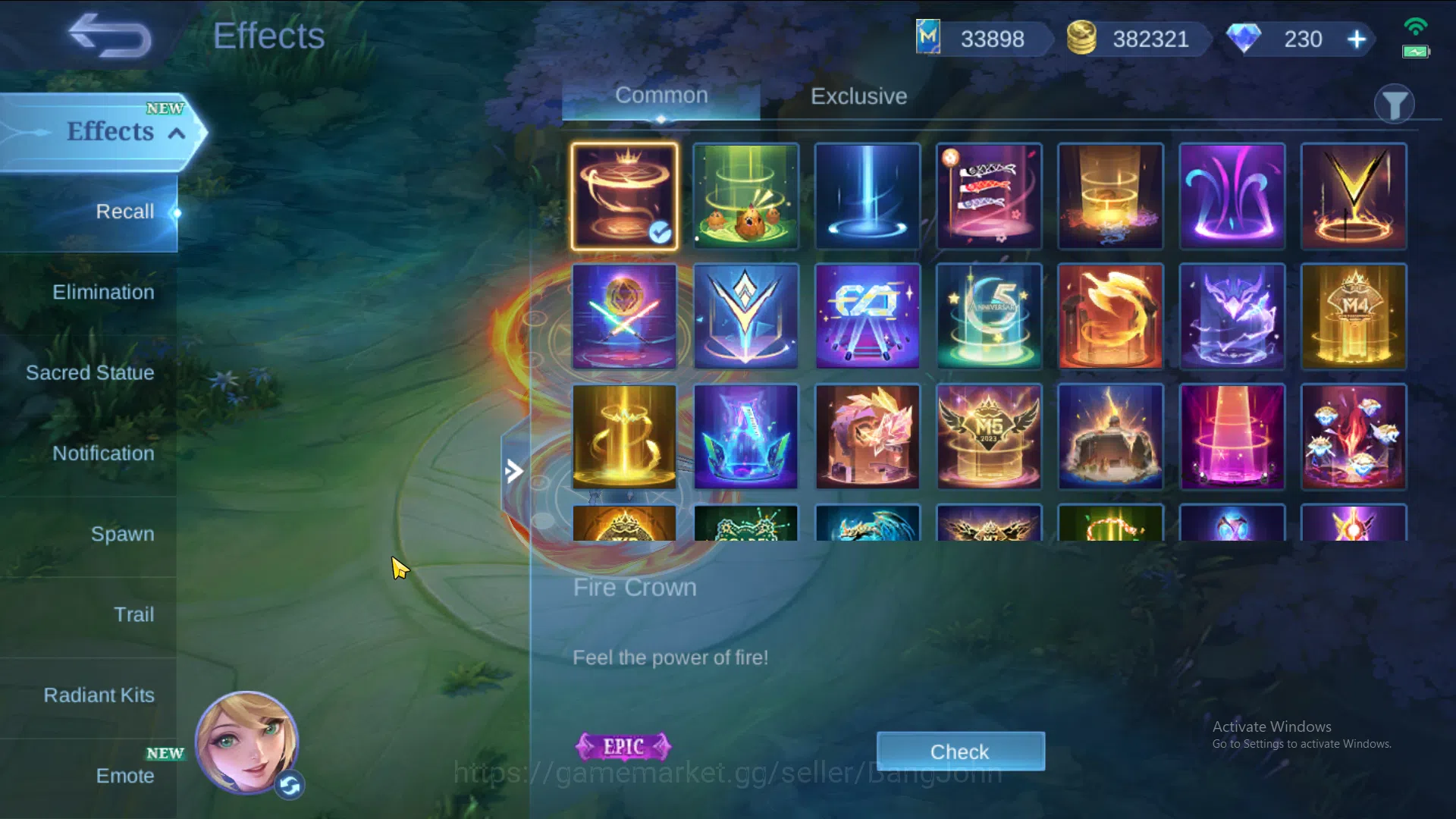 Mobile Legends: Bang Bang Accounts HERO 131 SKIN 471 3 Legend | HXH Harith | KOF Auro image 5