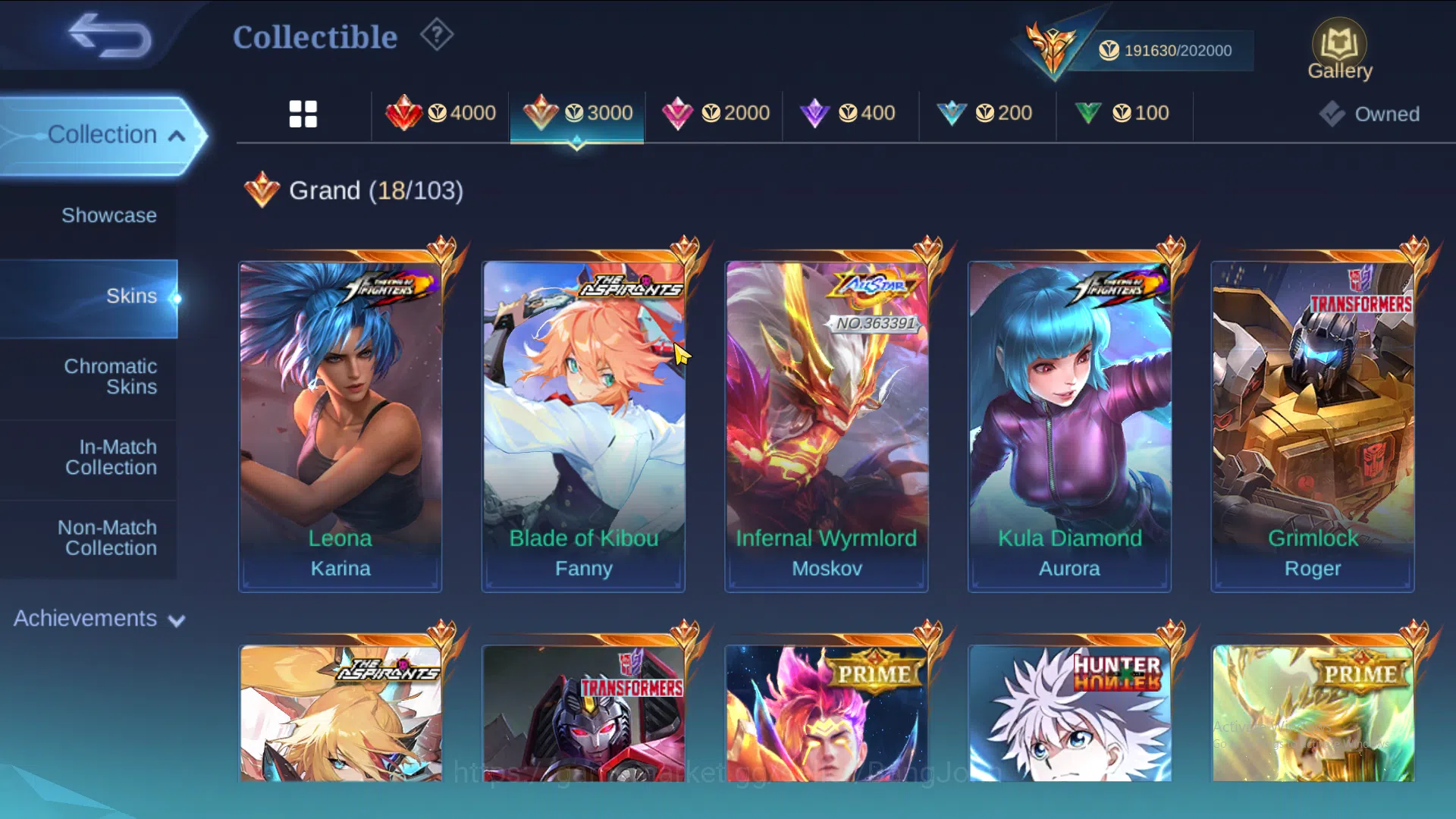 Mobile Legends: Bang Bang Accounts HERO 131 SKIN 471 3 Legend | HXH Harith | KOF Auro image 8