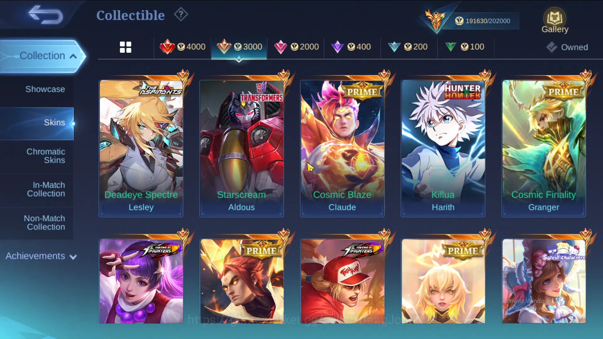 Mobile Legends: Bang Bang Accounts HERO 131 SKIN 471 3 Legend | HXH Harith | KOF Auro image 9