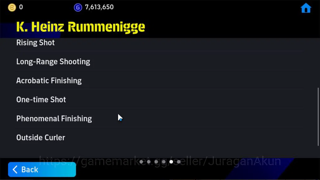 eFootball Accounts Starter Mobile|Rummenigge Phenom Finish,van Basten Phenom Finish,Javier Zanetti Fortress,Huijisen 8