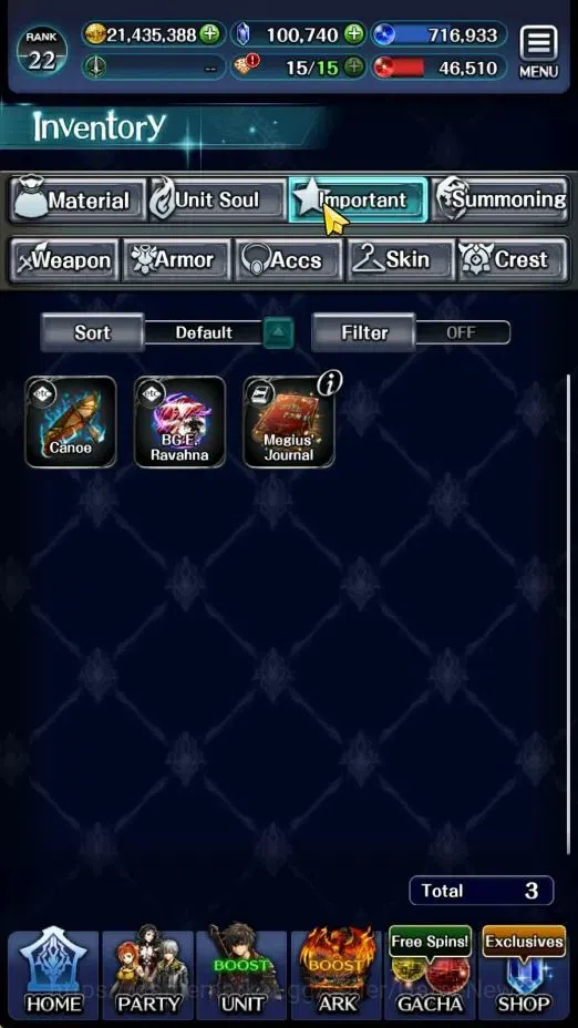 Last Cloudia Accounts GLOBAL|Rank 22|100k Crystal|Top Tier Unit [Telesti image 11