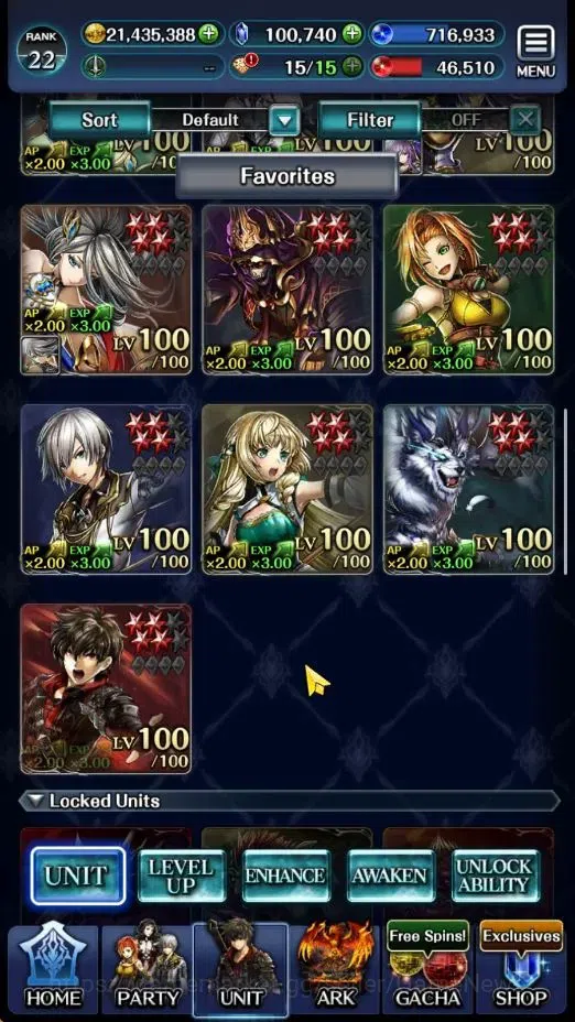 Last Cloudia Accounts GLOBAL|Rank 22|100k Crystal|Top Tier Unit [Telesti image 2