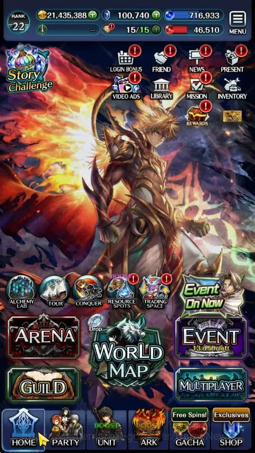Last Cloudia Accounts GLOBAL|Rank 22|100k Crystal|Top Tier Unit [Telesti image 6