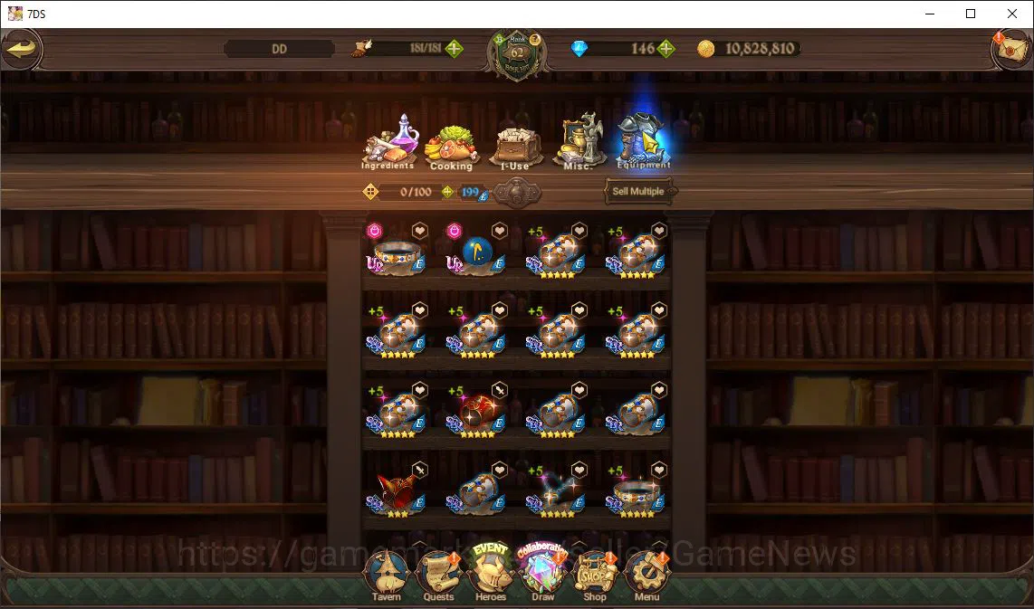 The Seven Deadly Sins: Grand Cross Accounts Global|3,2M CC|146 DM|4 LR+6 UR+Collab FF,ReZero|S image 3