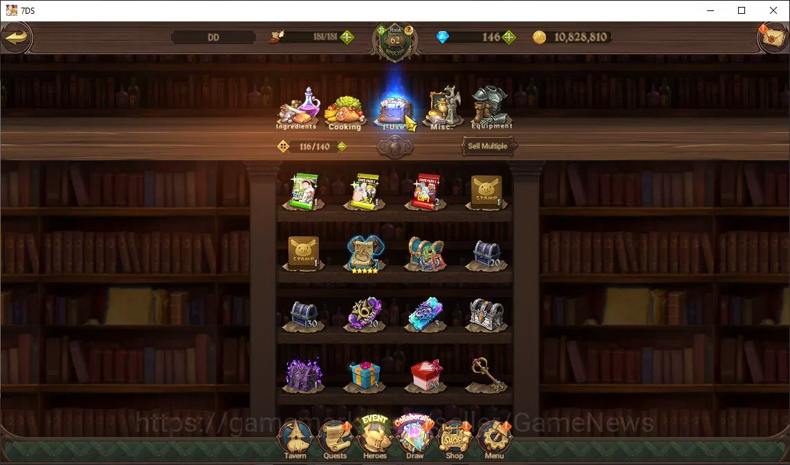 The Seven Deadly Sins: Grand Cross Accounts Global|3,2M CC|146 DM|4 LR+6 UR+Collab FF,ReZero|S image 5