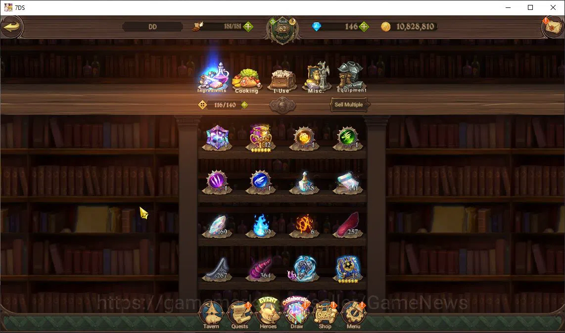 The Seven Deadly Sins: Grand Cross Accounts Global|3,2M CC|146 DM|4 LR+6 UR+Collab FF,ReZero|S image 7