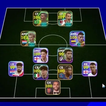 eFootball Accounts Legends & Iconic Players Android|6 Epic Andriy Shevchenko,Romario,Dennis Bergkamp|5 Show Time James