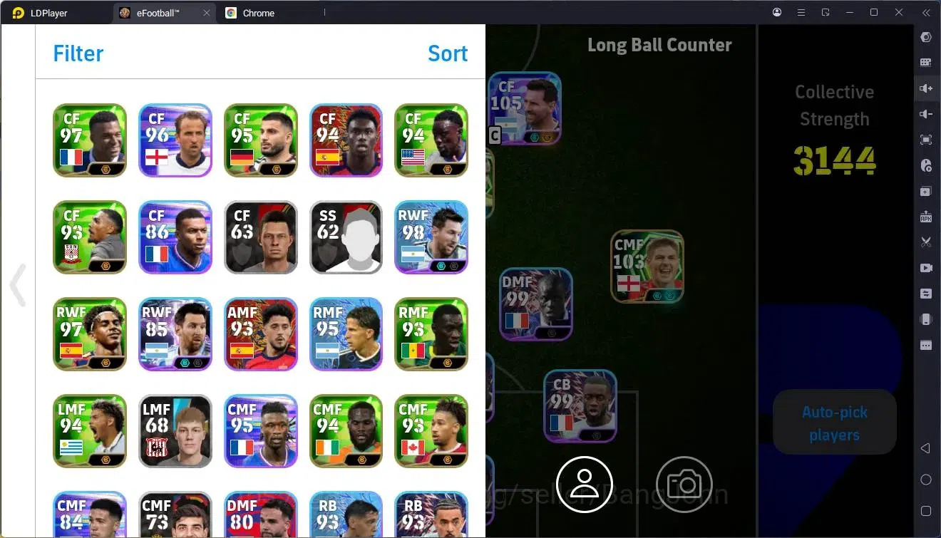 eFootball Accounts Mobile|PW 3144|Epic Rivaldo,Gerrard,Shevchenko|Sho image 2