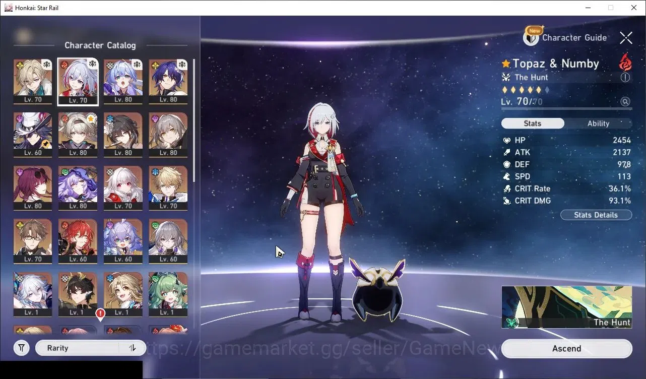 Honkai Star Rail Accounts Others Asia|TL 68|Ashveil,YaoGuang,Huohuo,Firefly,B Swan,Kafka,Aventurine,Robin,Ruan mei,DH Terrae 4
