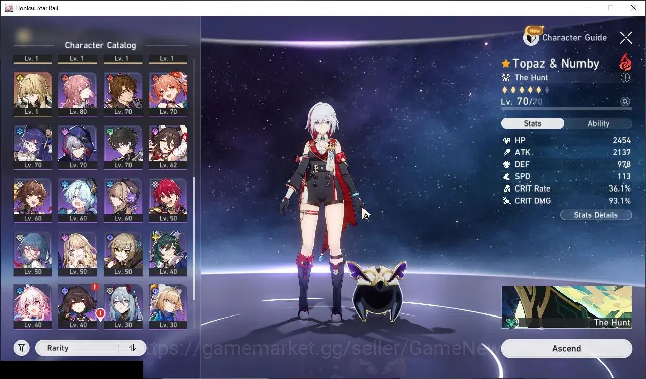 Honkai Star Rail Accounts Others Asia|TL 68|Ashveil,YaoGuang,Huohuo,Firefly,B Swan,Kafka,Aventurine,Robin,Ruan mei,DH Terrae 5