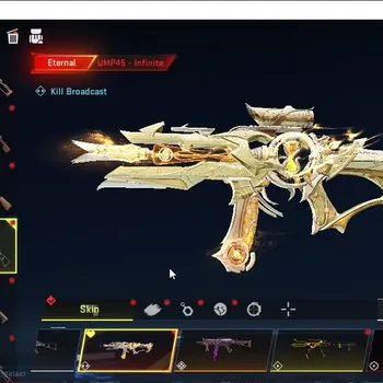 Blood Strike Accounts Collab Skin ASIA|2 ETERNAL UMP45 Infinite Lv2,MP7 Tidesong Lv2|Meele Ultra Shuriken Azure|AOT