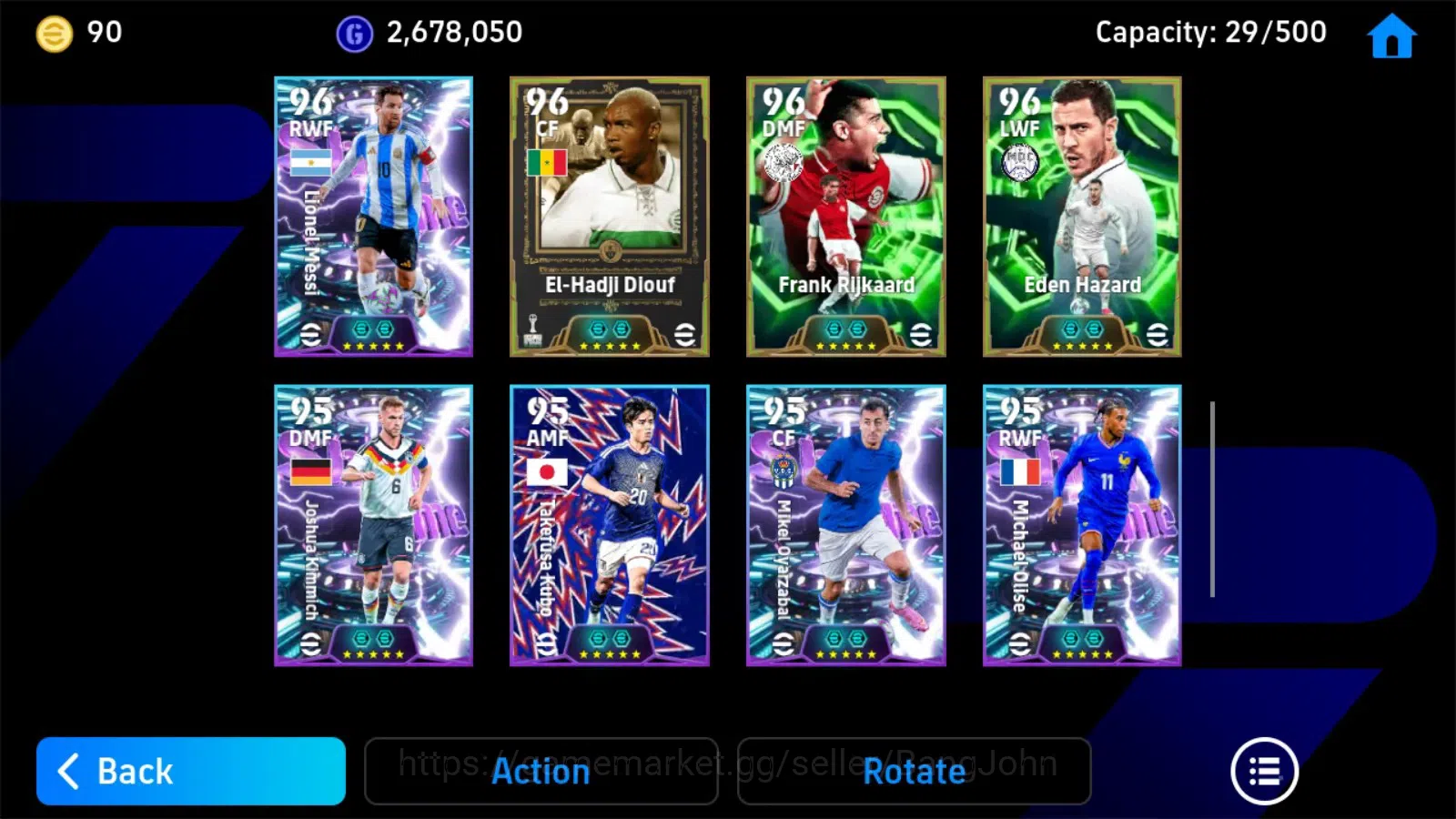 eFootball Accounts Mobile|PW 3201|Pele BigT,Ruud Gullit Epic,Raphael  image 2