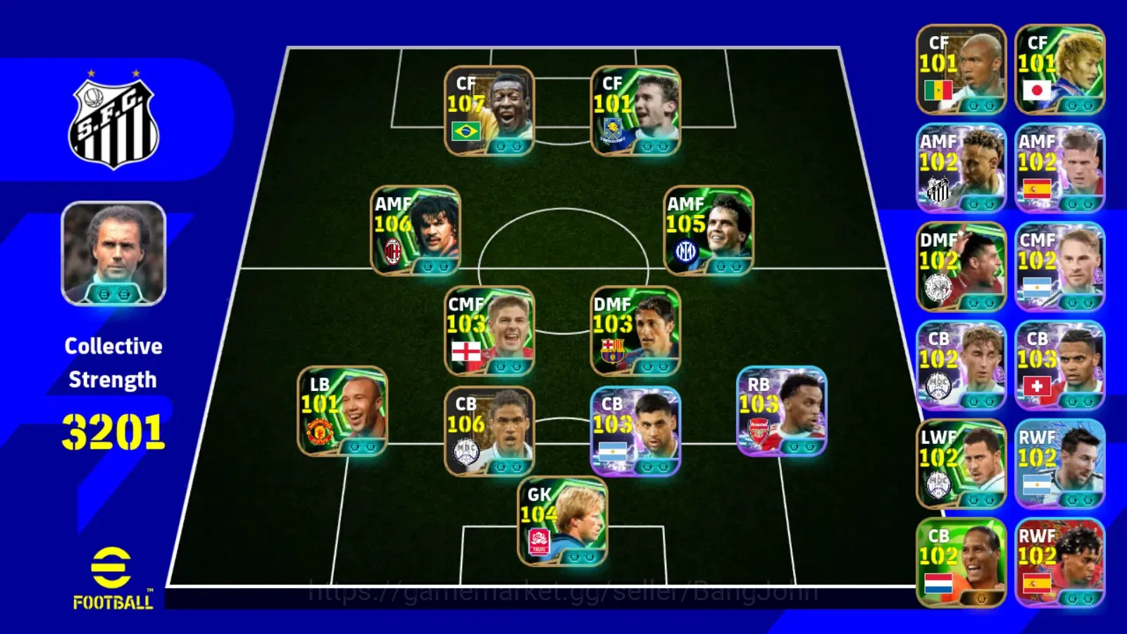eFootball Accounts Mobile|PW 3201|Pele BigT,Ruud Gullit Epic,Raphael  image 7