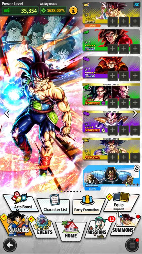 Dragon Ball Legends Accounts High-End 9,3M Total Power|LV 146|1LR+3UL+6LL|Bardock|SS Goku(Merah),SS4 Full Power Goku,SS 4 2