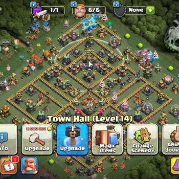 Clash of Clans Accounts High-End LV 187|TH 14 MAX|HH 8|BK 85,AQ 85,GW 60,MP 60,RC 30,BM 31,BC 20|1148 Gems|Skeleton Scene|CN