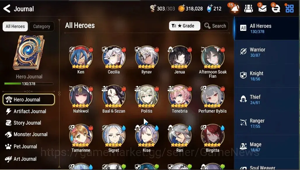 Epic Seven Accounts GLOBAL UNVERIF|9 ML(LOT Scales,Eilynav,Belian,RRoa image 5