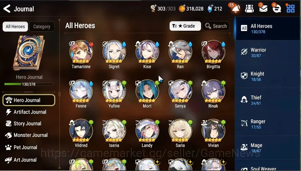 Epic Seven Accounts GLOBAL UNVERIF|9 ML(LOT Scales,Eilynav,Belian,RRoa image 6