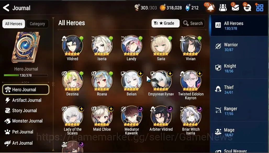Epic Seven Accounts GLOBAL UNVERIF|9 ML(LOT Scales,Eilynav,Belian,RRoa image 7