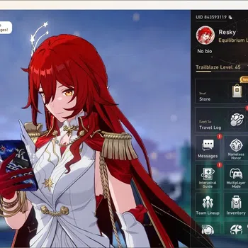 Honkai Star Rail Accounts Others SEA|TL 45|2 Limited [Himeko-Nova+Sign],Dan Heng - Permansor Terrae|1 GoldenCompanion|Mc