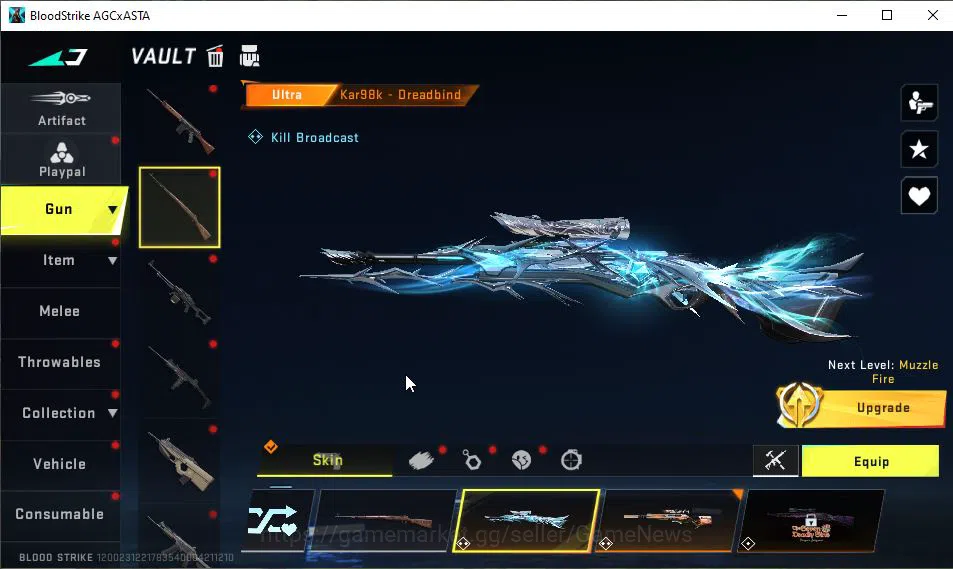 Blood Strike Accounts ASIA|Collab 7DS[M700-Elizabeth,AK47,QBZ95]+Byakuya image 14