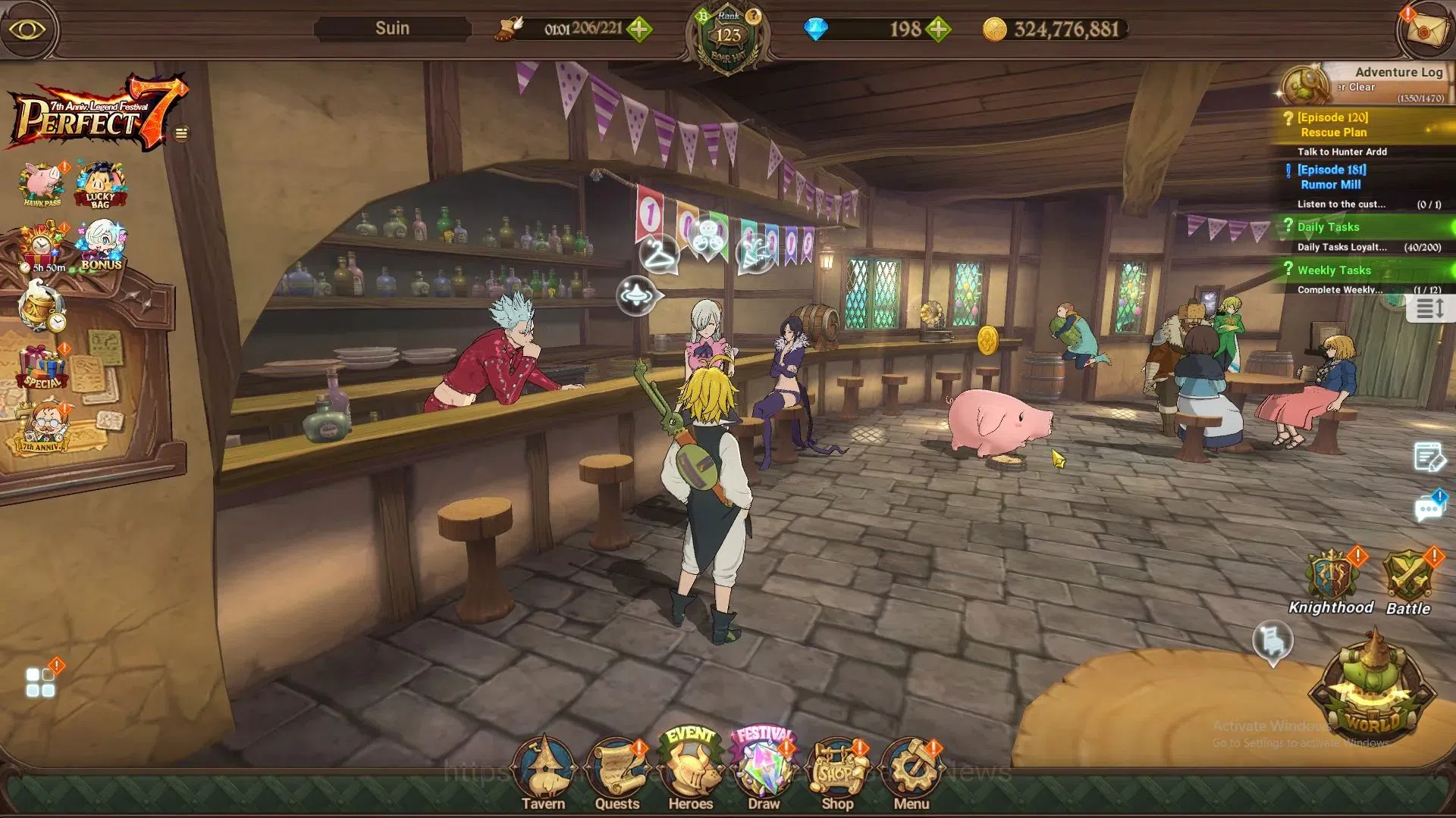 The Seven Deadly Sins: Grand Cross Accounts ASIA|6M CC|162 LS+198 DM|6 LR+13 UR+Many Collab|Su image 1