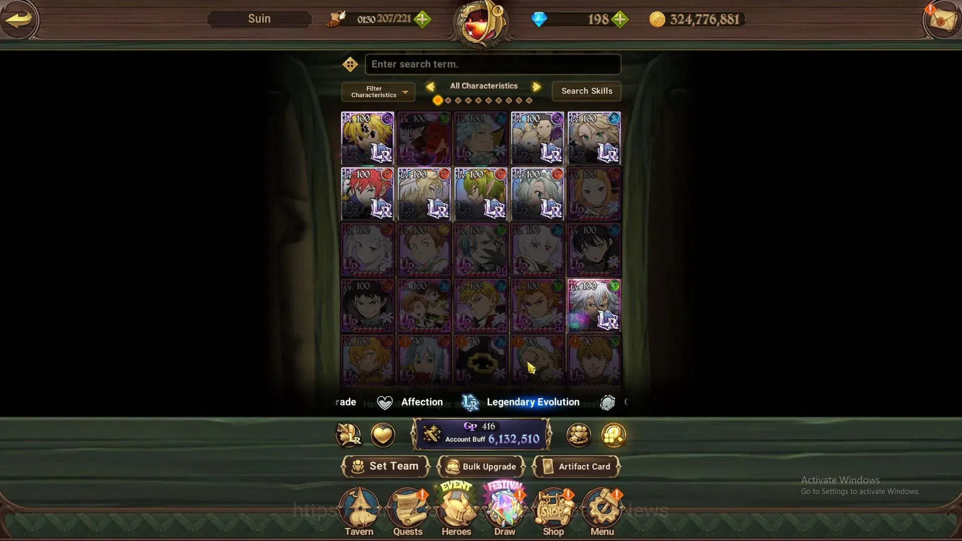 The Seven Deadly Sins: Grand Cross Accounts ASIA|6M CC|162 LS+198 DM|6 LR+13 UR+Many Collab|Su image 11