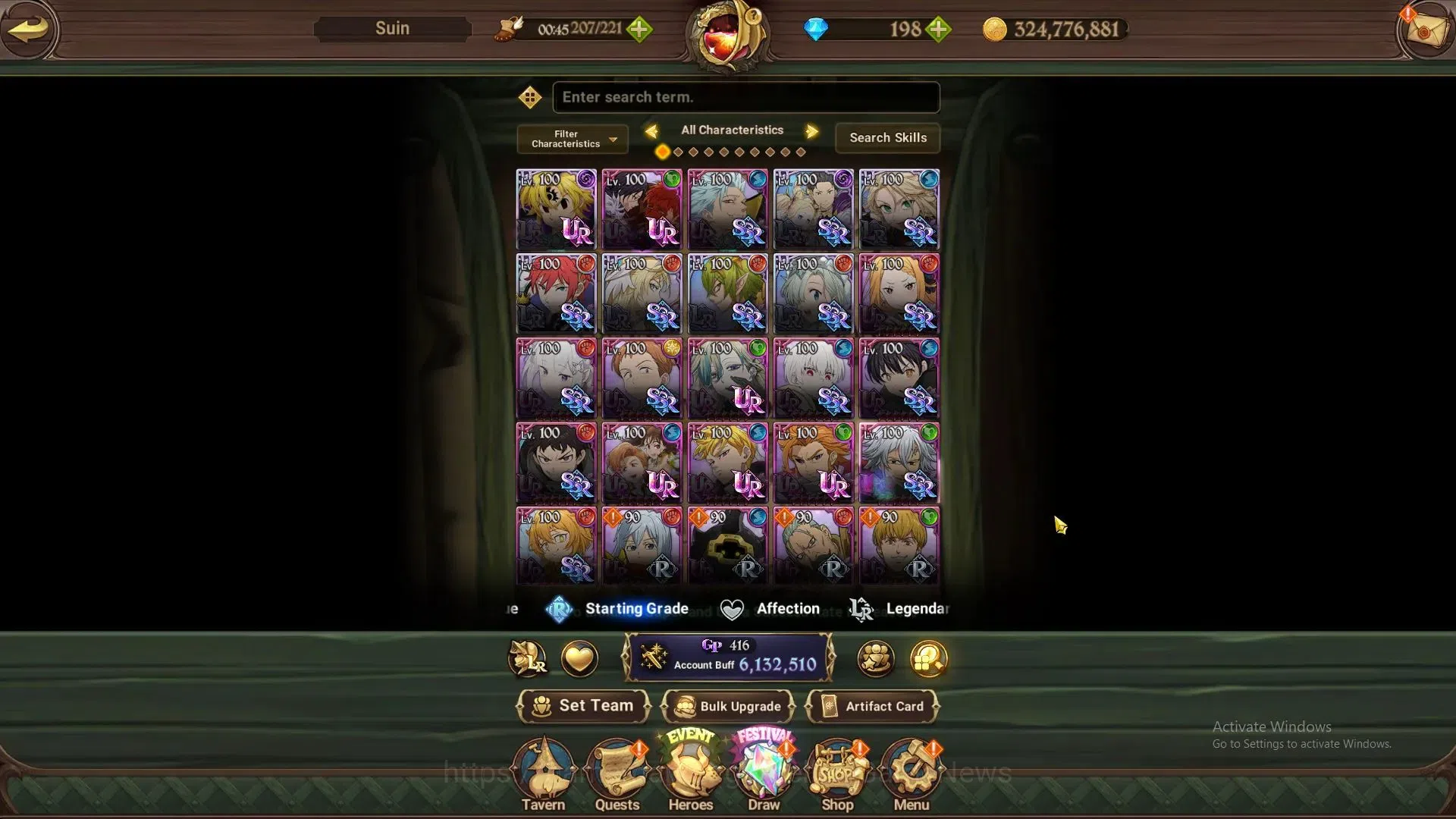 The Seven Deadly Sins: Grand Cross Accounts ASIA|6M CC|162 LS+198 DM|6 LR+13 UR+Many Collab|Su image 16