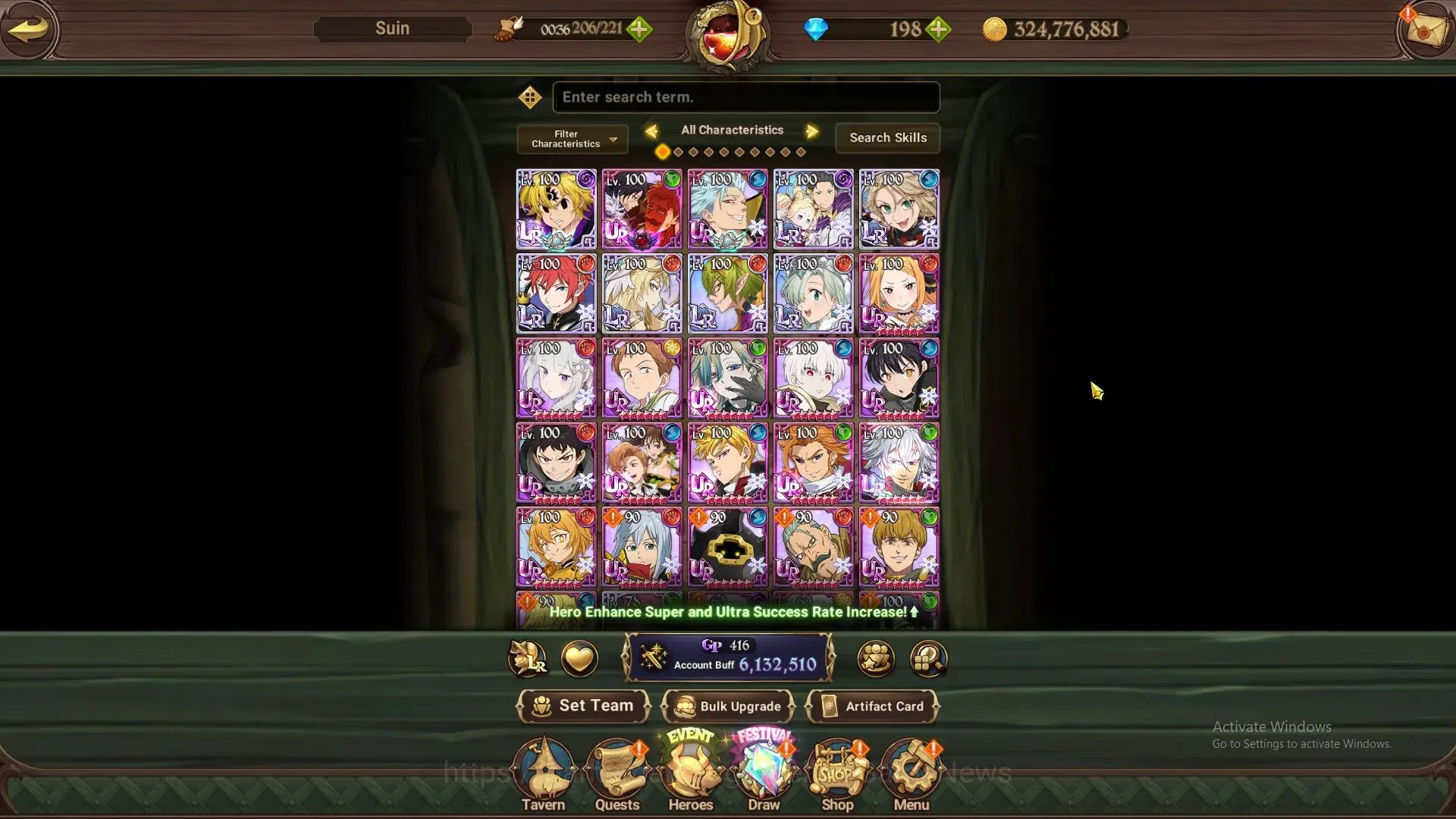 The Seven Deadly Sins: Grand Cross Accounts ASIA|6M CC|162 LS+198 DM|6 LR+13 UR+Many Collab|Su image 6