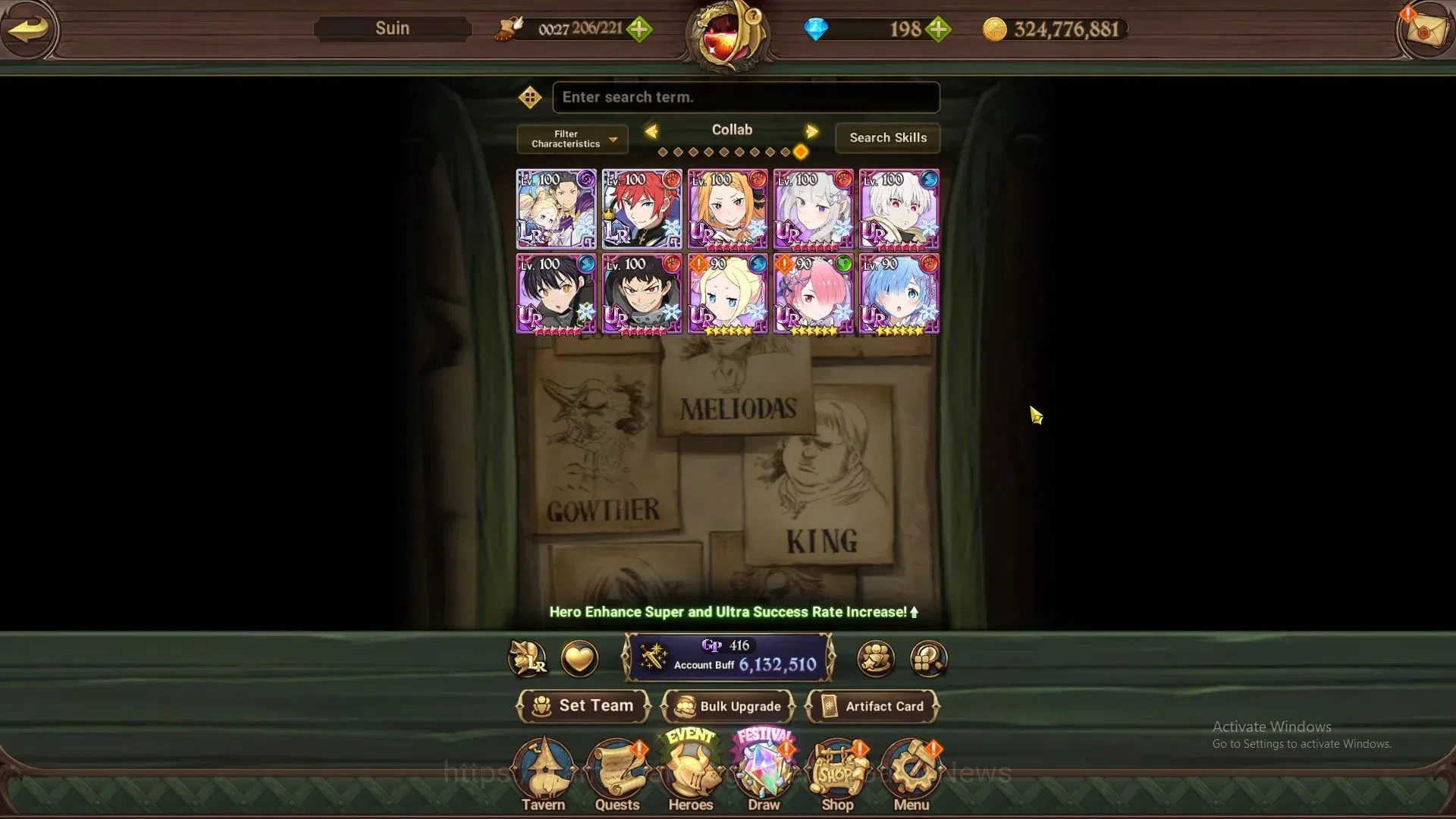 The Seven Deadly Sins: Grand Cross Accounts ASIA|6M CC|162 LS+198 DM|6 LR+13 UR+Many Collab|Su image 8