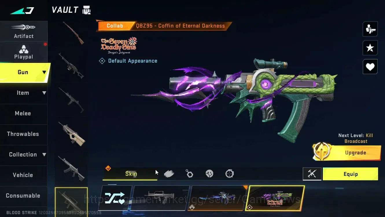 Blood Strike Accounts ASIA|6 ULTRA[ETHAN,Origin12,Vector,QBZ95,etc]+Coll image 11