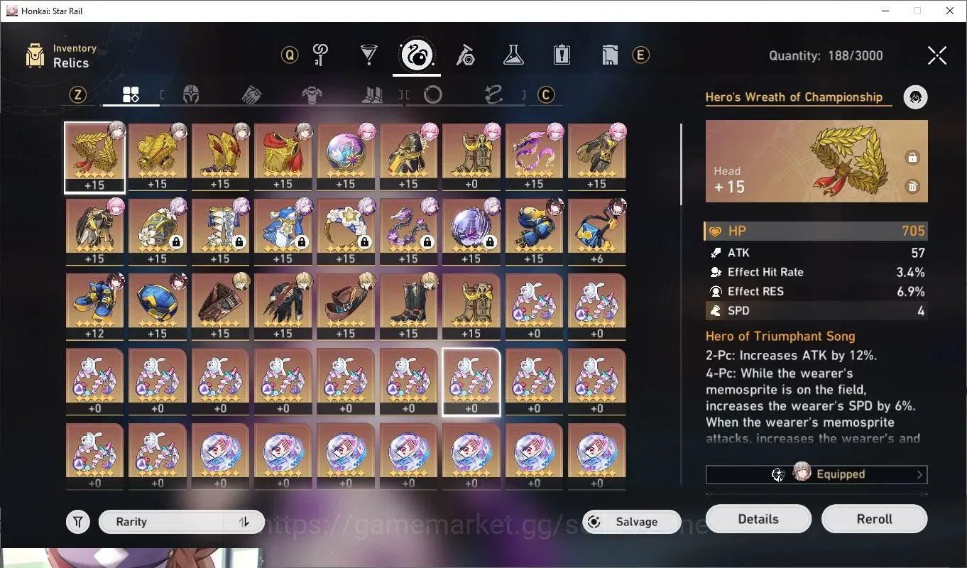 Honkai Star Rail Accounts Others ASIA|TL51|9x 5-star Char incl L70 Castorice, Cyrene, Sparkle|5x 5-star LC incl L70 Memory's 15