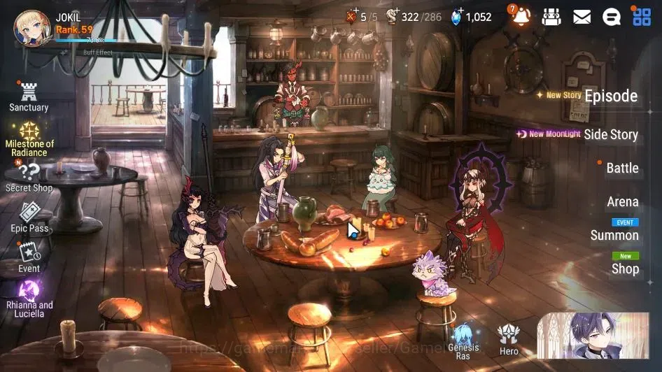 Epic Seven Accounts GLOBAL Unverif|NewEra|11 ML(Rhianna&Luciella,Har s image 1