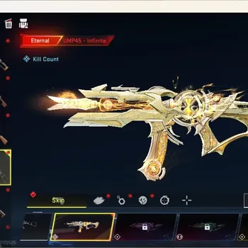 Blood Strike Accounts Collab Skin ASIA | Eternal: UMP45-Infinite|4Limit:AR97,MCX,RPK,MP7|2 Collab:TR/AOT/|9 Ultra Guns|3