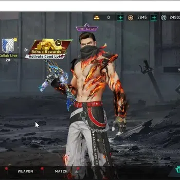 Blood Strike Accounts Collab Skin ASIA|ETERNAL MP7 Tidesong|Ultra Melee Talon Knife Scythe|Colab AOT Battle of Faith,Female